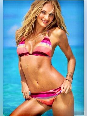Victoria’s Secret Multicolored Bikini, Top XS, Bottom M